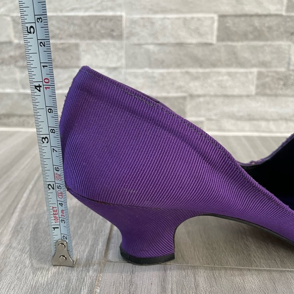 Vintage Kenneth Cole Purple Heels - Size 8 - purple Rose - 80s - Picture 8 of 12
